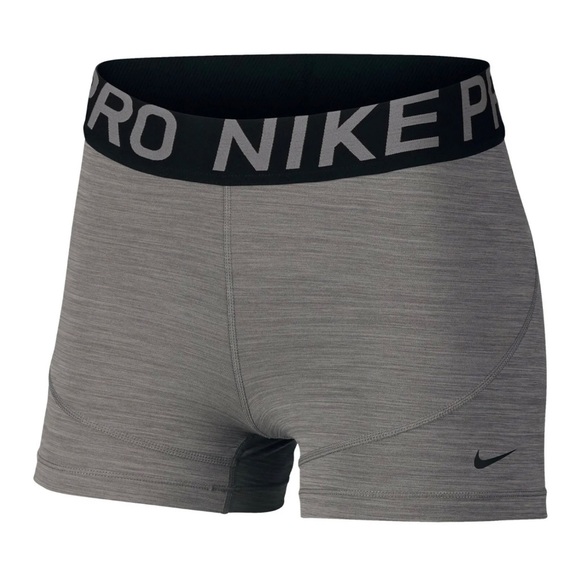 Nike Pants - NEW! Nike [M] Women's PRO 3'' Training Shorts, Smoke Grey/Black, CZ6493-056